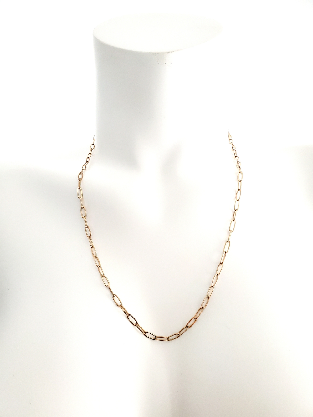 Delicate Gold Link Chain Necklace - Women Jewelry